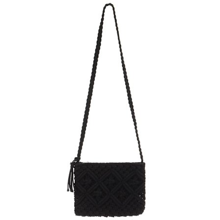 Kvinnor Handvävd Crossbody Halm Handväska Bohemian Beach Shoulder Tofs Dragkedja Handväska