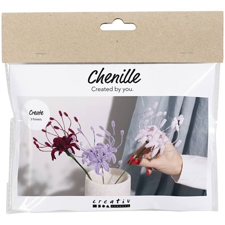 Creativ Company DIY-kit Chenille bloemen spinnenlelies