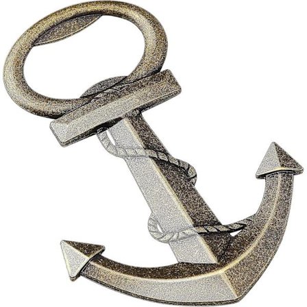 Oplukker, anker-oplukker, øloplukker, jul, herregave, piratserie (bronze) - q42
