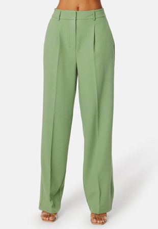 SELECTED FEMME Myna HW Wide Pant Loden Frost Klær
