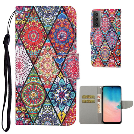 Wonderland Samsung Galaxy S21 Flip Case - Mandala kuvio