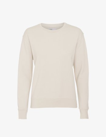 Women Classic Organic Crew - Ivory White - L