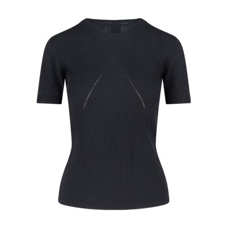 Wolford Round-neck Strik Sort, Dame Striktrøjer