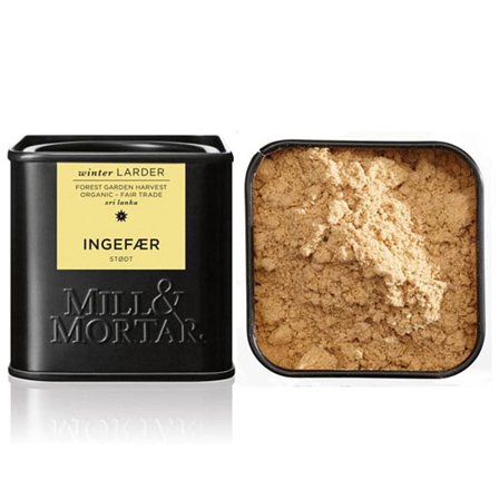 Mill & Mortar Ingefær Stødt Ø 50 g, Helse & Madvarer, Krydderier, Ingefær