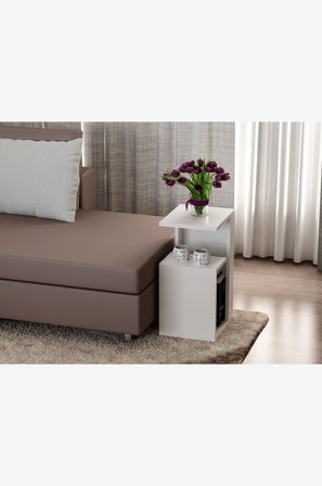 Hanah Home - Pikkupöytä Sister - Valkoinen - Pikkupöydät - - Homeroom