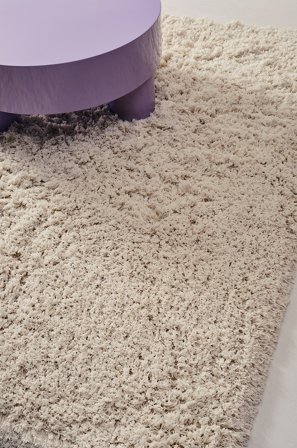 Jotex - Flossteppe Bomull/Bomull Naturhvit VANIA - Kjøp Bomulls- & filleryer hos Jotex