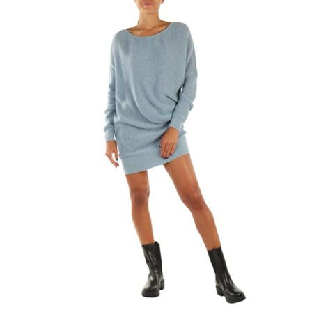 Manila Grace Short Kjole Blå, Dame