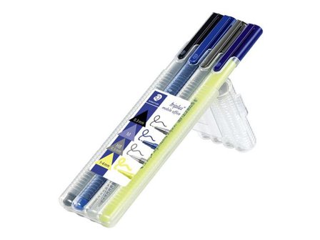 STAEDTLER Fineliner Triplus Multiset 4/fp - Lyreco - Kontorsmaterial - Pennor - Finelinerpennor