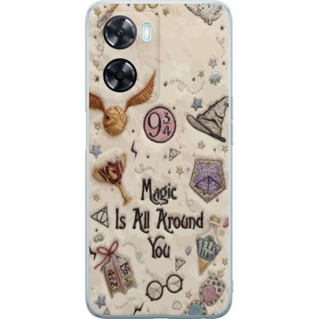 Kompatibelt Mobildeksel til OnePlus OnePlus Nord N20 SE Broderad magisk illustrasjon med symboler, sitater og fantasiverden inspirert av eventyr som s