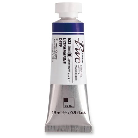 ShinHan Water Color Premium PWC 15 ml (Price group 1) Prussian Blue A 625