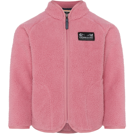 Didriksons Gibbs Kids Fullzip 2 Heather Pink