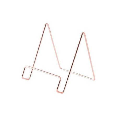 Maalausteline Lautasen Pidike - 4,5 Tuuman Metallinen Koristelautasen Pidike - Pöytälevy Valokuvakehyksen Tuki - Rauta Lautasen Esittelyteline | 