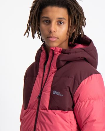 Jack Wolfskin ACTAMIC DOWN JACKET K Rot Jacken Jungen - Kidsbrandstore