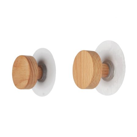 Høy kvalitet tre krok geometrisk form tre vegg krok, tre frakk knagg frakk henger