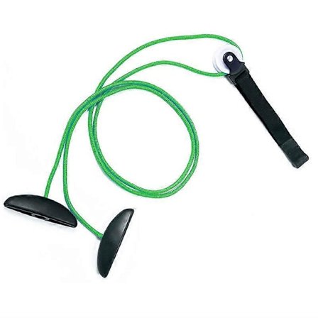 Olkapääharjoittelulaite kuntoilun vetopyörä kaulan olkapään yläraajan kuntoutusharjoittelu vetoköysi vetolaite (vihreä)