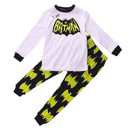 Barn Pojkar Flickor Spiderman Superman Casual Långärmad Nattkläder Pyjamas Set Outfit Loungewear