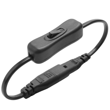 Skjøteledning, Iec320 C7 til C8 adapter skjøteledning med bryterkontroll med "8" grensesnitt