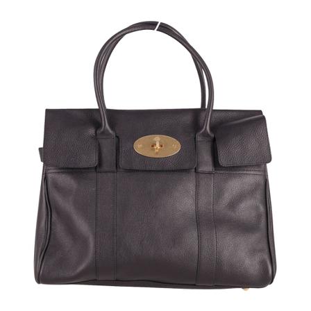 Mulberry Pre-owned, Pre-owned Handbags Zwart, Dames, Maat:ONE Size,leer