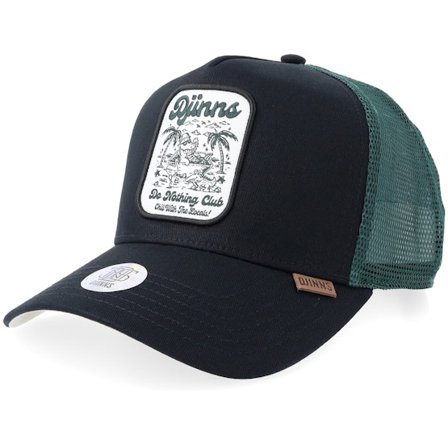 Djinns - Hft Cap Local Chill Black A-frame Trucker Trucker Black Cap - @ Hatstore