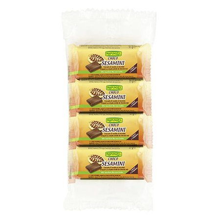 Biogan Sesambar m. chokolade multipack Ø 4 x 27 g, Helse & Madvarer, Snacks, Barer