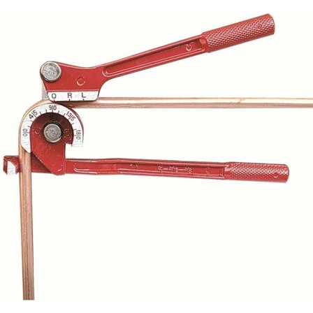 180 graders manuell rörbockare 1/4" 5/16" 3/8" Professionell rörbockare för koppar, aluminium, stål och mässing (metrisk)