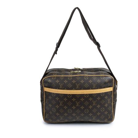 Louis Vuitton Vintage, Pre-owned Shoulder Bags Bruin, Dames, Maat:ONE Size,Canvas