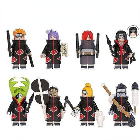 Marske Puzzle Assembling Toys Children's Naruto Series Xiaonan Uchiha Itachi Building Blocks Fighting Minifigure
