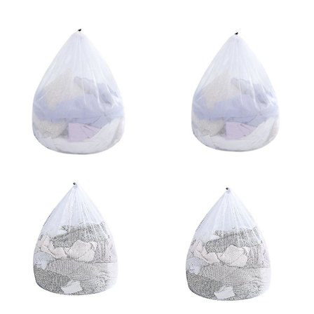 Polyester Finmasket Grovmasket Trekkstreng Vaskpose Vaskemaskin Størrelse Vaskpose