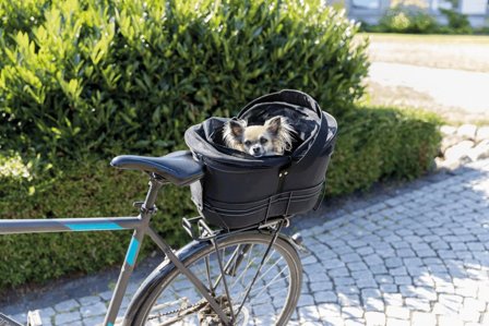 Trixie - Cykelkorg Upp till 6 kg - För Smala Pakethållare- Cykla med hund, cykelkorgar på Doggie.se