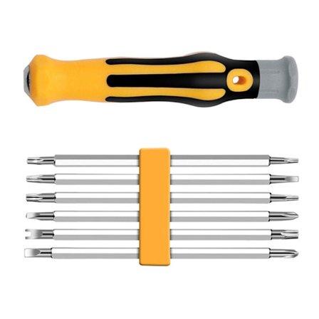 12 i 1 Multifunksjonell husholdningsskrutrekker Spesial skrutrekker Dobbelthodet Torx skrutrekker