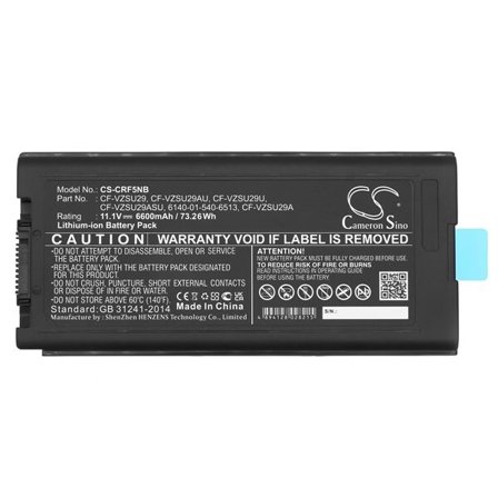 Batteri till Notebook, Bärbar dator för Panasonic ToughBook CF-29, ToughBook CF-29A m.fl.