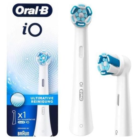 Ersättningshuvud för tandborste - Oral-B - iO Ultimate Clean White - Kompatibel med iO-serien