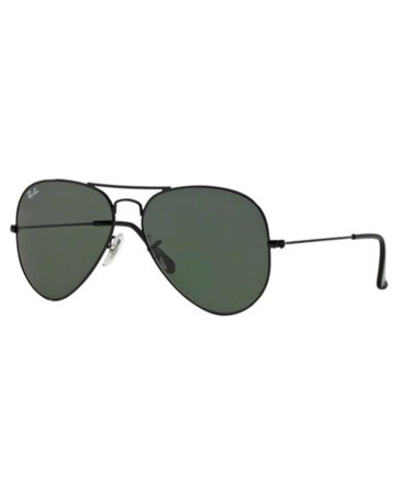 Ray-Ban Aviator Black - Green Grønn