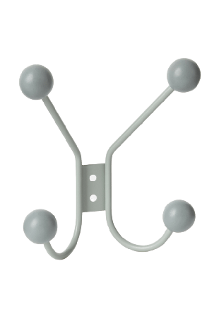 Åhléns Home Krok COLIN 4 krokar & hängare Grön ONESIZE