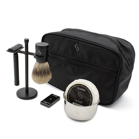 Njord Double Edge Safety Razor Set, Gaver, Mænd, Barbering