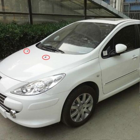 Vindrutespolarmunstycke Bil Vindruta Munstycke Spruta Kompatibel för Citroen