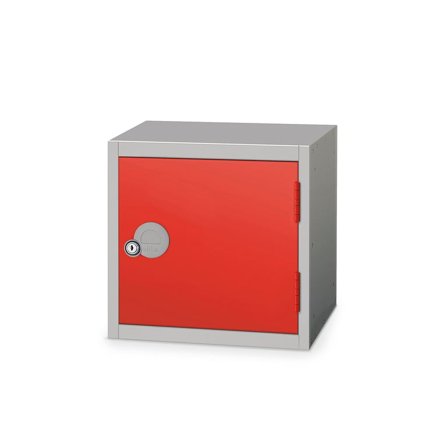 Cube locker, 380x380x380 mm, red