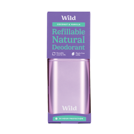 Wild Deo Coconut & Vanilla Startpakke, Lilla, 40 g