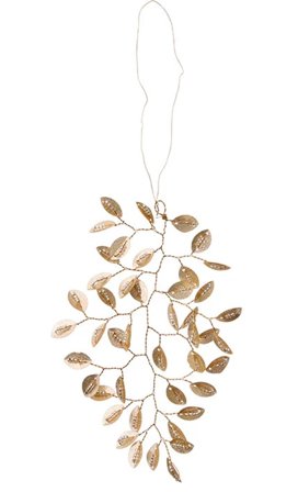 Bungalow Ornament Perler Twig Champagne