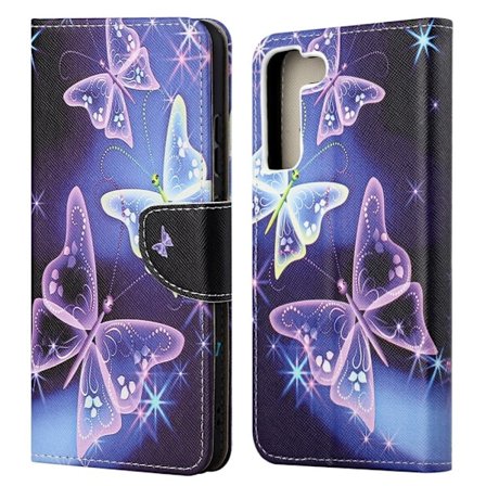 Samsung Galaxy S22 Ultra 5G telefonfodral - Sparkling Butterflies