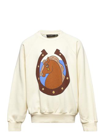 Horses Sp Sweatshirt Sweat-shirt Genser Creme Mini Rodini