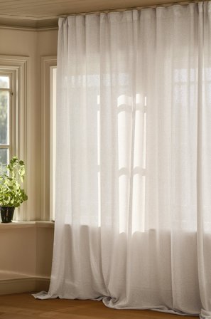 Jotex - Bouclégardin 1-lengde Ekstra Bred Naturhvit - BELLA - Kjøp Multifunksjonsgardiner hos Jotex