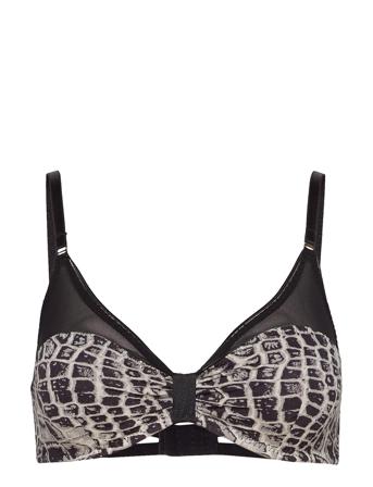 Selma Bra Black Lingerie Bras & Tops Soft Bras Triangle Bras Musta Underprotection