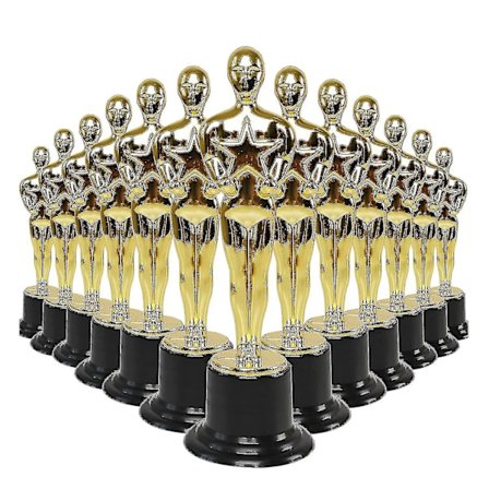 24 Pak Plastpræmier Statuetter Til Festgaver, Skolepræmier, Spilpræmier, Festpræmier Y