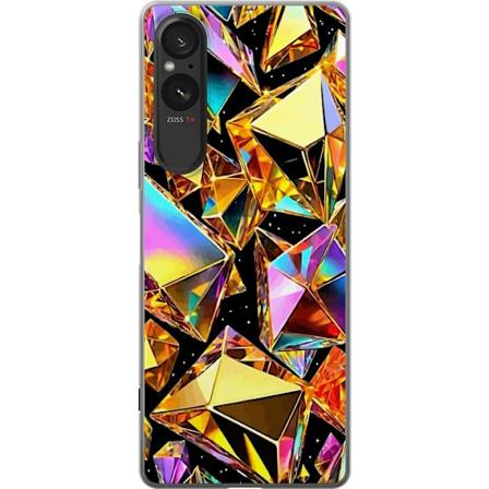 Sony Xperia 10 VI Läpinäkyvä kuori 3D Kulta