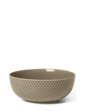 Rhombe Earth Skål Ø15.5 Cm Clay Home Tableware Bowls Breakfast Bowls Beige Lyngby Porcelæn
