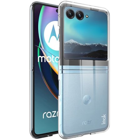 IMAK Motorola Razr 40 Ultra 5G Crystal Case II Pro 2-Delta Suojakuori - Läpinäkyvä