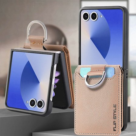 Kompatibel med Samsung ZFlip7/6/5/4/3 pung etui kortplads håndledsrem holder mobiltelefon etui Z Flip 7 Fe / 6 / 5_jar