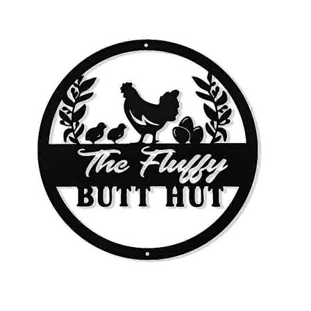 Hønsehus Skilt Rustikk Gårdshus Skilt Hønsehus Skilt Metall Hagekunst Dekor for Hjem Gård Hønsehus Gårdshus