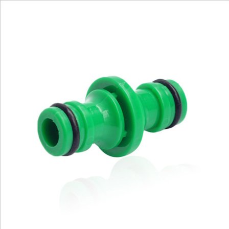 6 stk. dobbelt rørforbindelse, dobbelt haneslangeforbindelse, plastrørsfitting